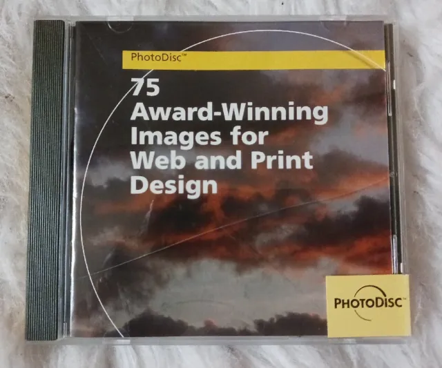 PhotoDisc 75 Award Winning Images For Web and Print Design CD Royalty-Free 1997