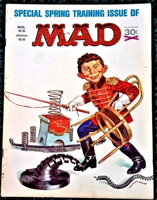 MAD Magazine #95 June 1965! FINE-! 5.5! $0.99 Start! TIGHT! CRISP! SOLID! SHARP!