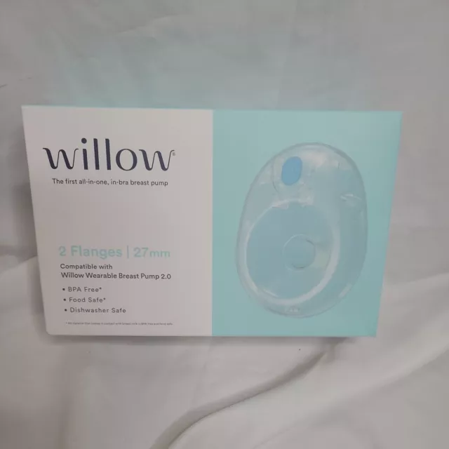 New Willow Breast Pump Flanges 2-Pack 27mm