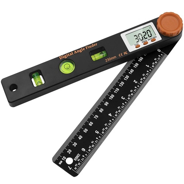 Angle d'instrument inclinomètre compteur détecteur de niveau rapporteur règle