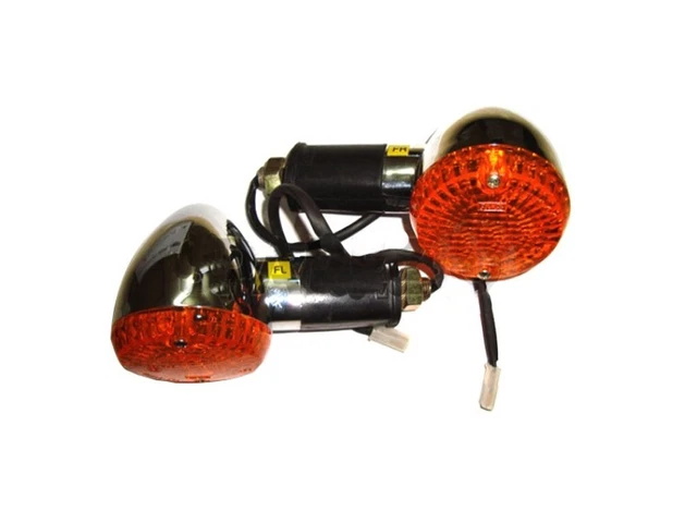 Housse Lentille Pour Clignotant Royal Enfield - Lot De 2 Pièces - Transparent Fumé - Neuf Sous Emballage - AEspares