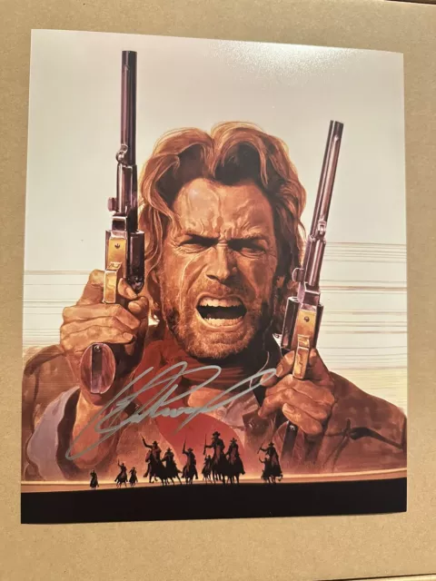 Clint Eastwood Autographed 8x10 Photo W/ COA