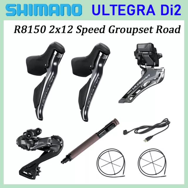 Shimano ULTEGRA Di2 Electronic R8150 2x12 Speed Groupset Road Bike for Rim Brake