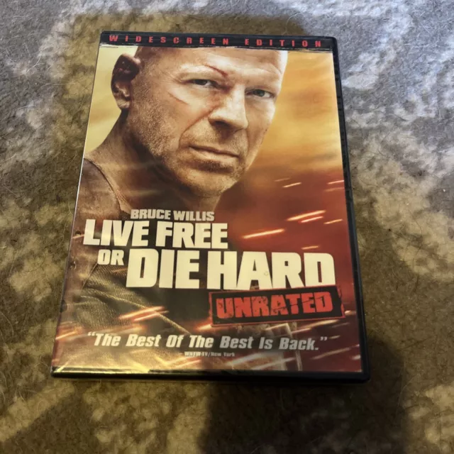 Live Free or Die Hard (DVD, 2007) New Sealed Bruce Willis, Justin Long Unrated