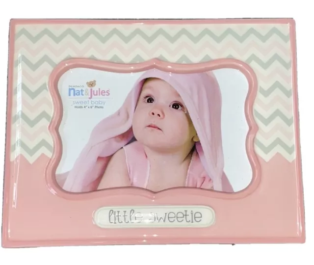 Demdaco Little Sweetie 4” x 6” Frame, Pink