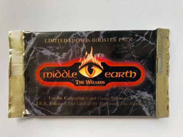 Middle Earth MECCG 1995 The Wizards Limited Edition Booster Packs Sealed OOP