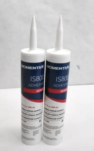 Momentive IS808 FDA NSF Adhesive Silicone Sealant Clear 10.1 fl oz Lot Of 2
