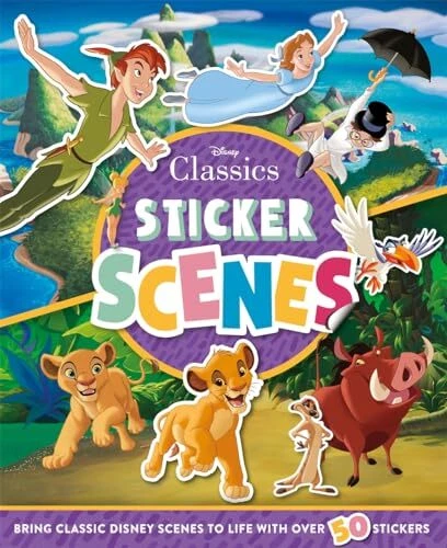 DISNEY CLASSICS: STICKER Scenes (With o..., Walt Disney £6.99 - PicClick UK