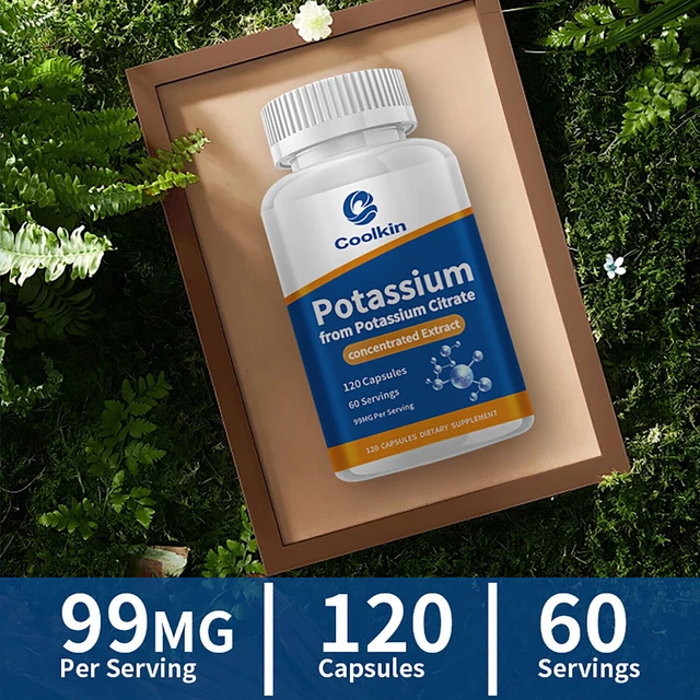 POTASSIUM 99MG Fluid and Electrolyte Balance, For Heart, Kidney