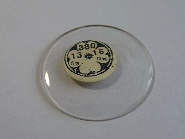 Verre Minéral Pour Montre De Gousset - Diamètre 38 Mm, Neuf Sans étiquette, Origine France