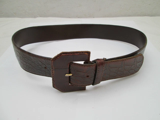 Ceinture Cuir Vintage GIL HOLSTERS – Taille 72/82 Cm, Large – Made In France