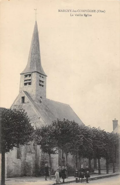 CPA 60 MARGNY LES COMPIEGNE LA VIEILLE EGLISE (rare shot