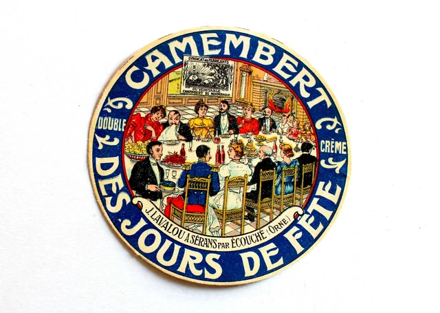 Étiquette De Boîte De Camembert De Normandie - Gillot - Lithographie NEUVE