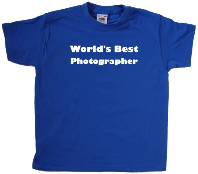 World's Best Photographer Kids T-Shirt