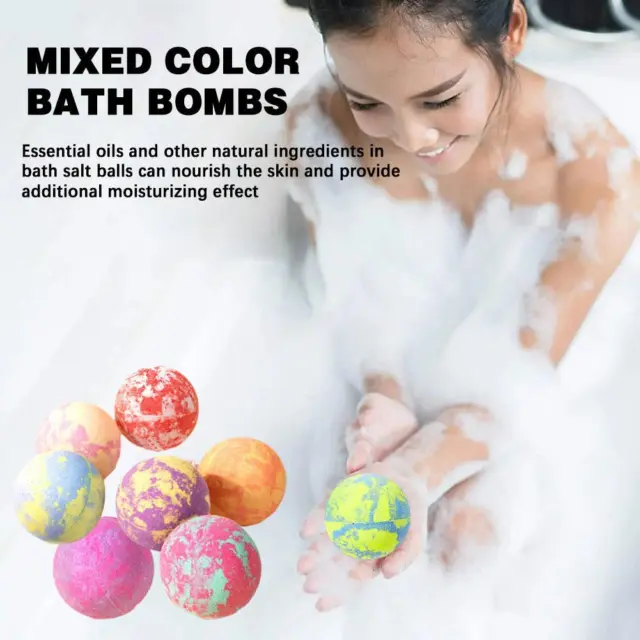 1*Bath Bombs Gift Set for Women Kids Handmade Bubble Bath FizzySpa Birthday Xmas