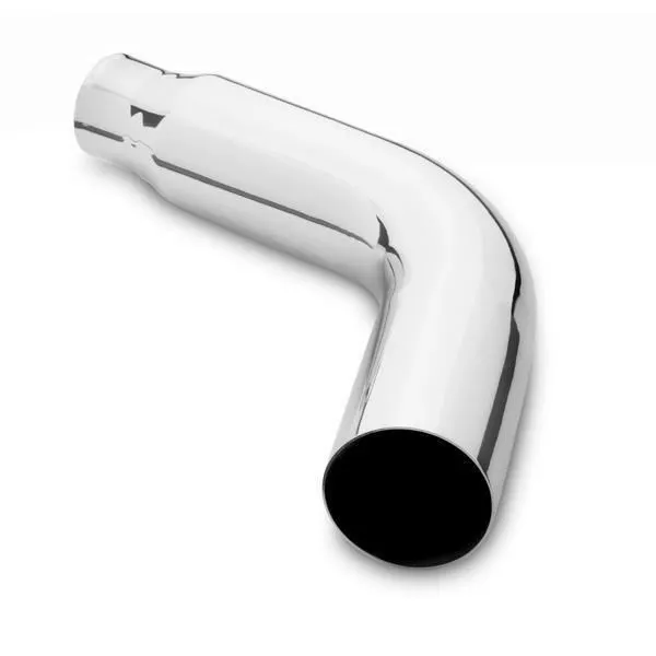 Diesel Exhaust Elbow Tip 5.00 Inlet  6.00 X 23.00" Long  Wesdon Exhaust Tip