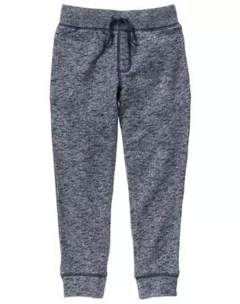 NWT Gymboree Boys Pull on Pants Sweatpants Charcoal Blue 7 2