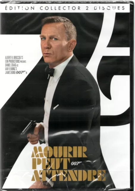 James Bond, Mourir Peut Attendre Edition Collector 2 Dvd Neuf Sous Blister