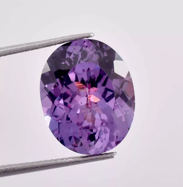 13,15 ct naturel changeant de couleur alexandrite taille ovale pierre...