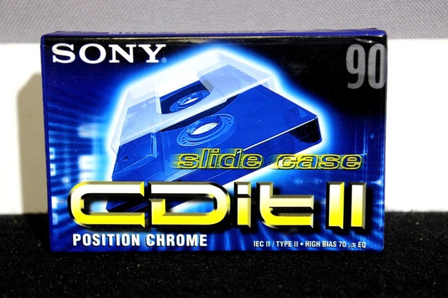 Cassette Audio K7 Vierge Neuve / SONY 90 IEC 1 / TYPE 1 Scellé