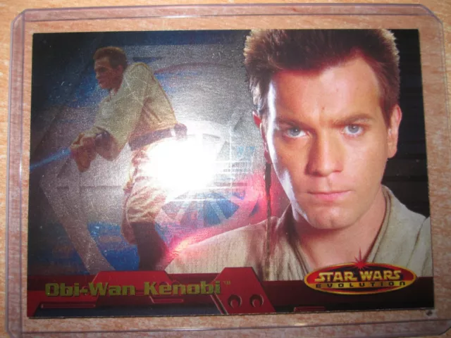 Star Wars Evolution Topps Not Update Promo P1 Obi-Wan Gem+