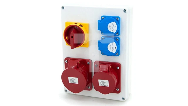 Tableau De Chantier ELS – 32A/5P + 16A/5P + 2xGS 230V, Modèle 11NO22C11C/T2FR