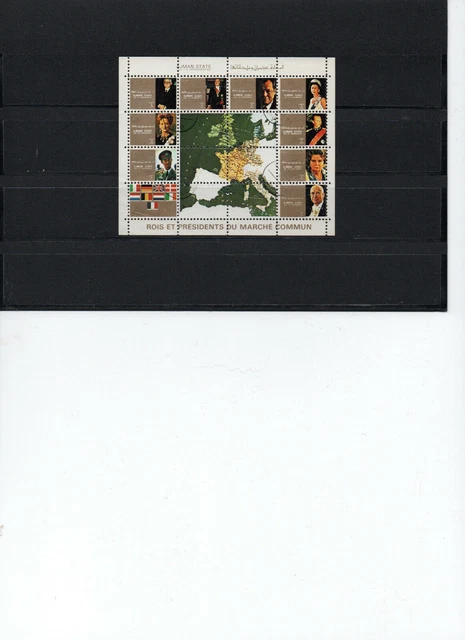 Prophila Bloc-Feuillet Ajman 1973 Singe – Timbre Neuf MNH 530B, Qualité Collectionneur, Garantie Prophila