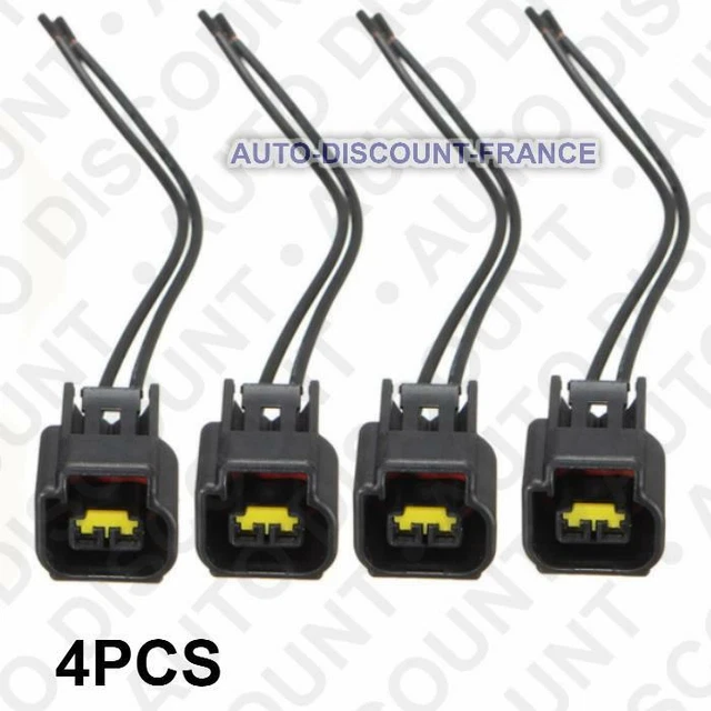 Kit 4 Prises Réparation Faisceau Bobine D'allumage - Compatible 1.2 1.4 1.6, Nombreuses Marques