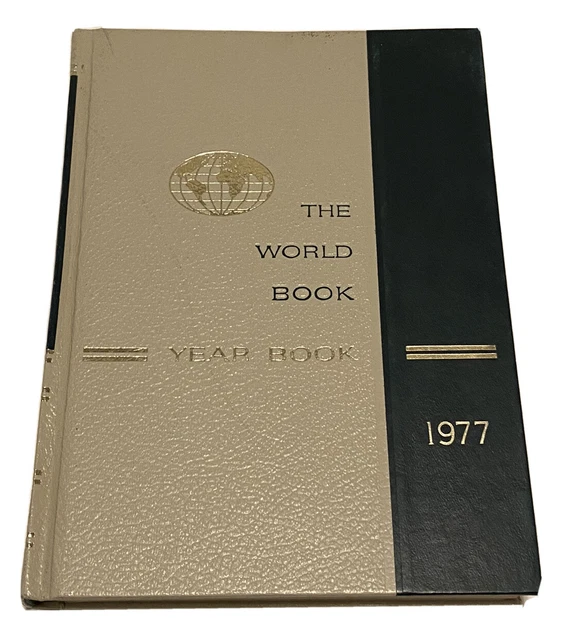 1977 YEAR BOOK World Encyclopedia Events of 1976 Birthday Gift Present