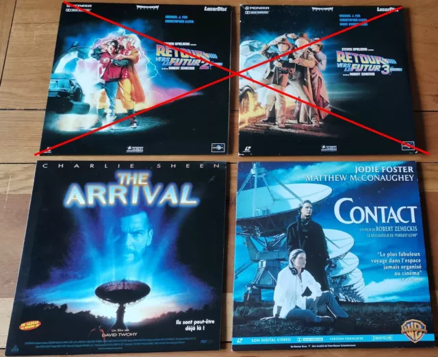 Lot De 3 Laserdisk Parmi Une Liste De 16 Films