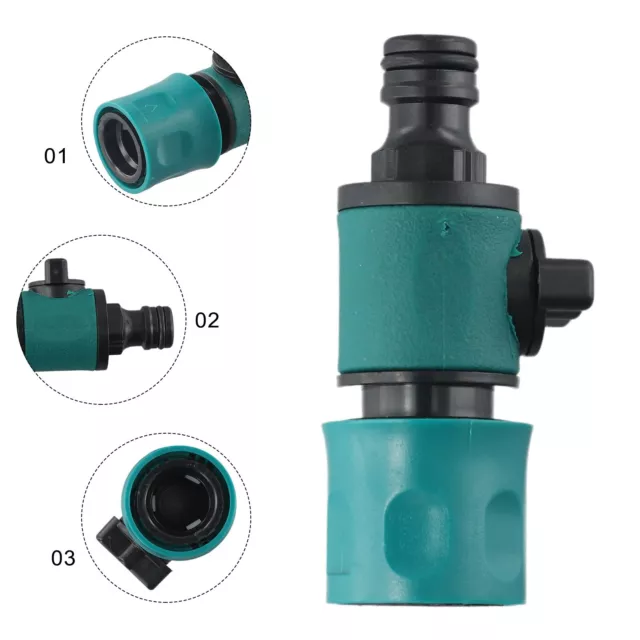 New Garden Hose Pipe In Line Tap Shut On/Off Valve Fitting Connector Adaptor