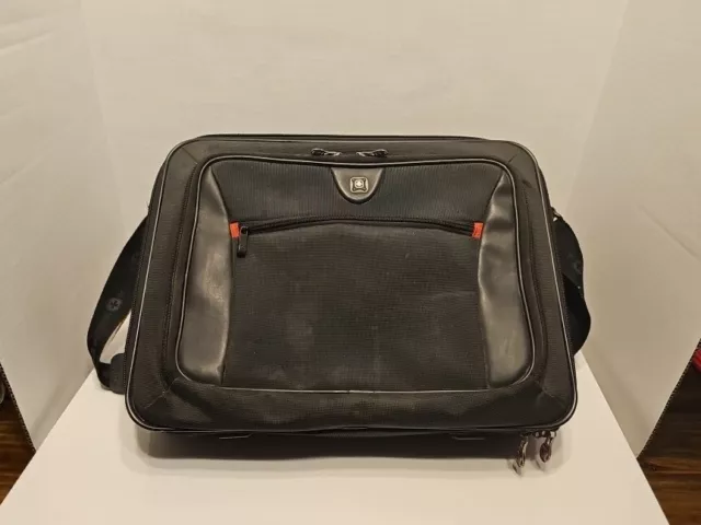 Wenger Swiss Gear 15” Laptop Computer Case Shoulder Bag Carry-On Briefcase Black