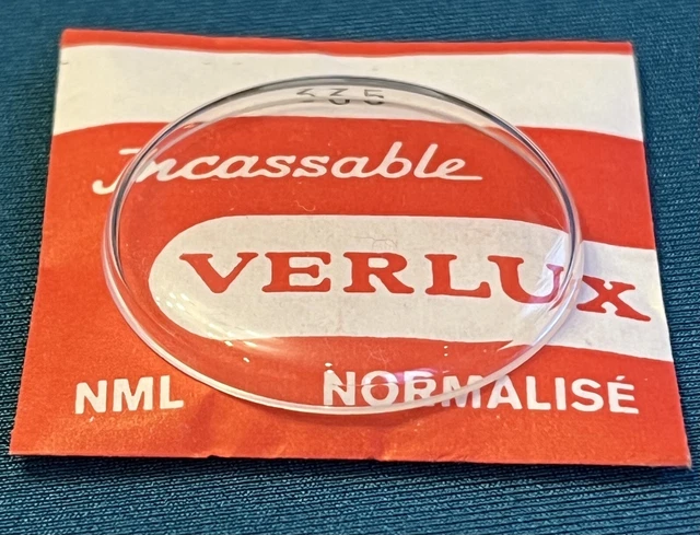 Verre De Montre Plexi Robur 29.4 Mm - Neuf, Super Punaise, Pour Montres