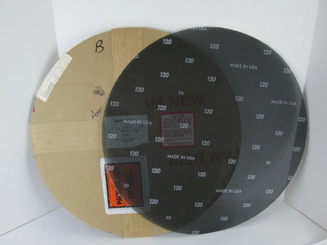 Package of 10 New NOS Abrasives 20" Floor Sanding Screen Disc 120 Grit SKU B