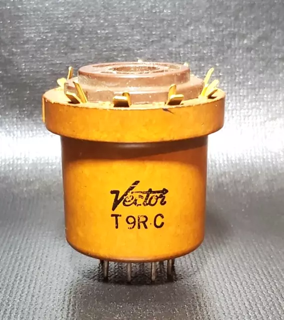 Vector T9RC Novar 9  Pin  Vacuum Tube Test Socket Saver For Tube Tester