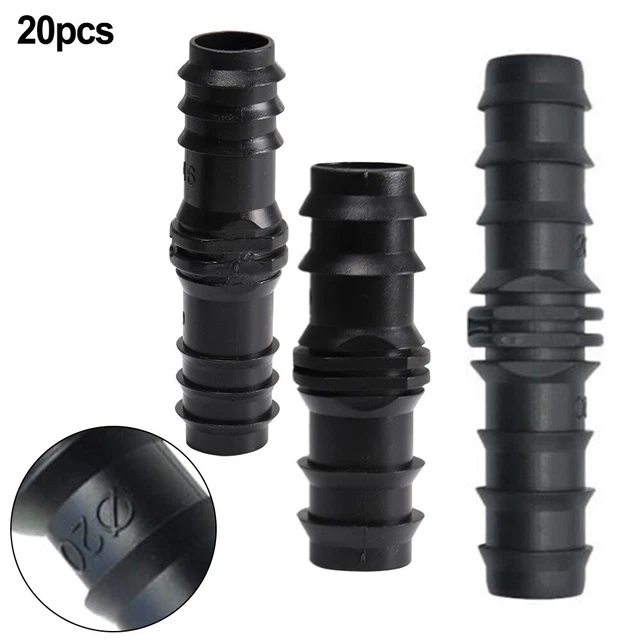 Kit di connettori e raccordi per tubi flessibili da giardino, confezione da 10 adattatori per tubi (4 connettori rapidi terminali, 2 connettori Waterstop, 2 doppi maschi, 2 adattatori per rubinetto 2