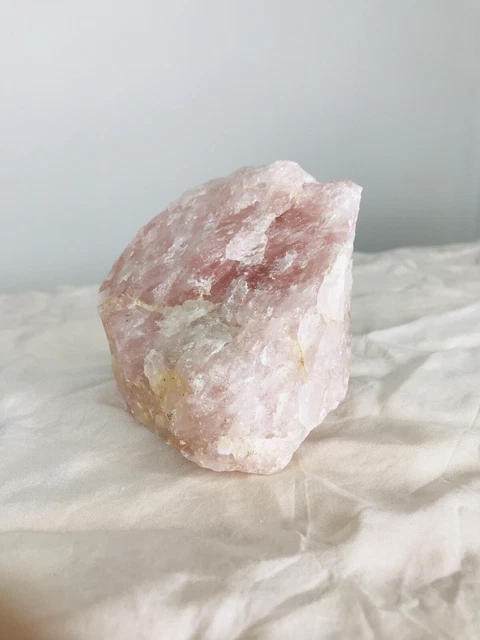 Rosenquarz 400g 🌸Rohstein Computerstein Edelstein Brocken Heilstein Wasserstein