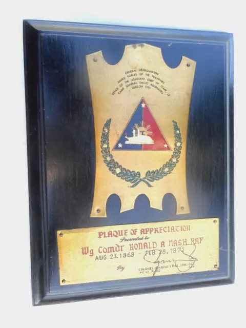 Philippines Armed Forces     Wall Plaque/ Crest /Shield.