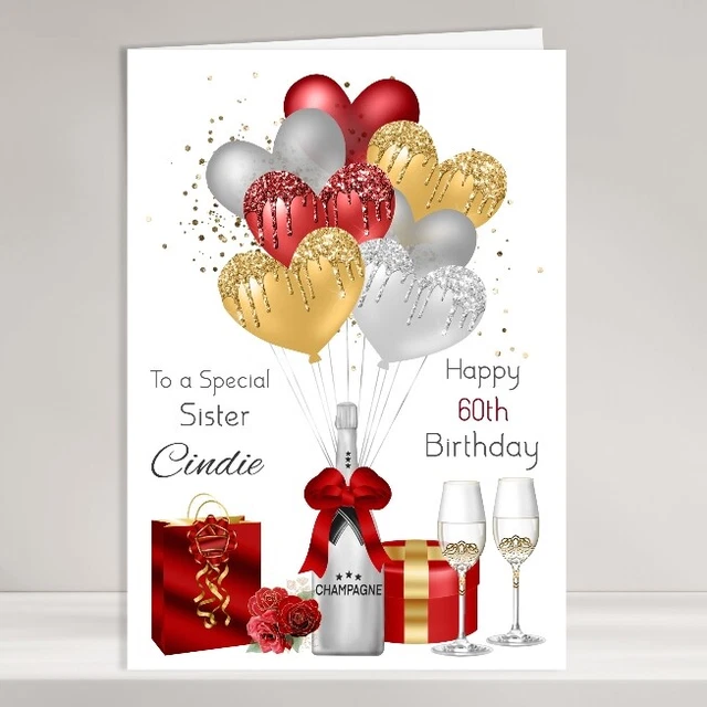 Personalised Birthday Card For Her