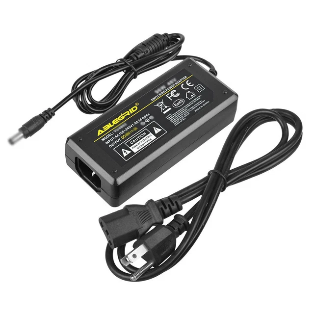 AC Adapter Charger For Lorex N841A8-Z 4K 8CH NVR System - 5ft Cable