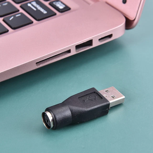 PS2 PS/2 Female To USB Male Adaptor Converter Adapter PC Laptop Mouse Keyboa$x u