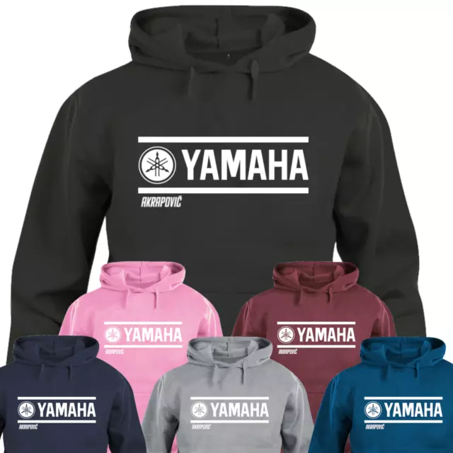 Felpa con cappuccio personalizzata Maglia manica lunga Yamaha