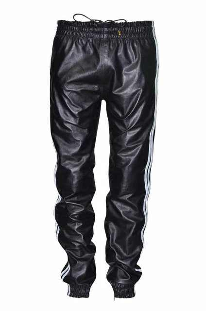 Pantalon En Cuir Blanc Homme Zayn Leather - 100% Peau D'Agneau, Taille Sur Mesure
