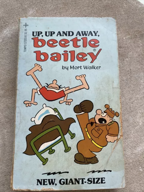 UP, UP AND AWAY, BEETLE BAILEY Mort Walker Tempo Book 1980 Paperback