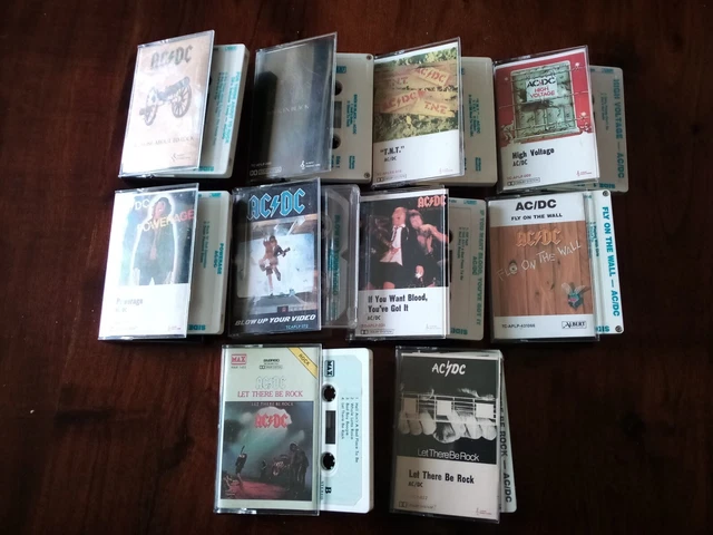 AC/DC BULK CASSETTE Collection. ACDC Rare Tapes . ACDC Australian ...
