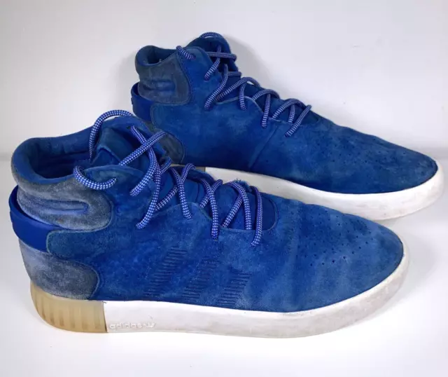 Adidas tubular camoscio blu top