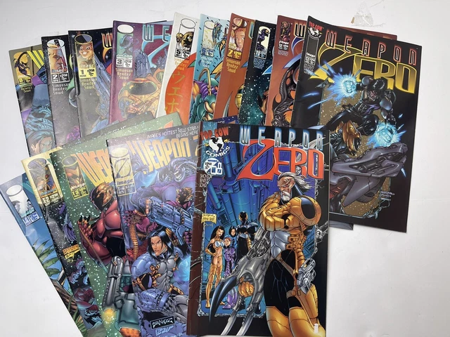 Weapon Zero 1995 Lot of 15 Image Comics