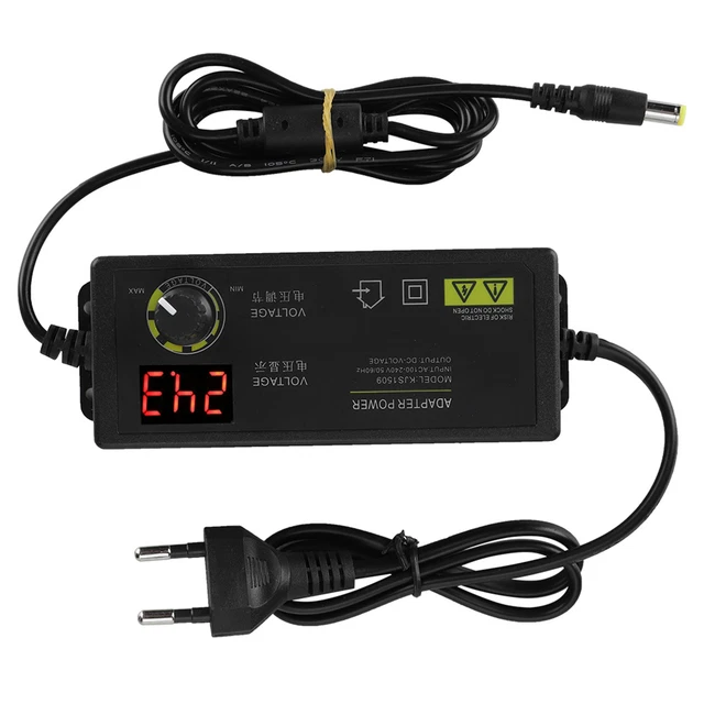 AC DC3-36V 60W Multi Voltage Adapter LED Display Power Supply Charger LAM