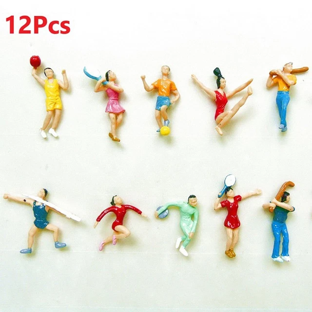 Lot De 60 Figurines De Personnes échelle HO (1:87) - Pour Maquettes Train, Dioramas, Bricolage, Neuf