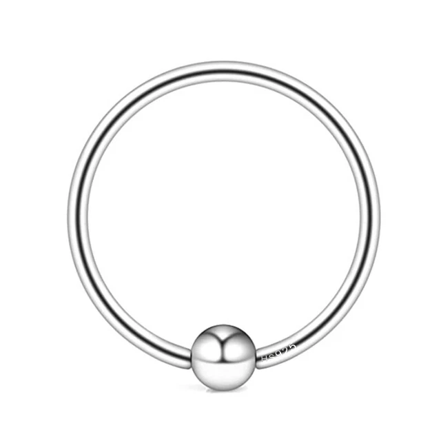 92.5 Sterlingsilber Einfach & Elegant Nase Piercing für Mädchen & Damen